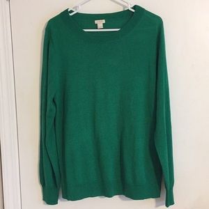 Green J. Crew sweater